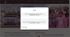 Desktop Screenshot of gospelhomeschool.org
