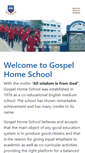 Mobile Screenshot of gospelhomeschool.org